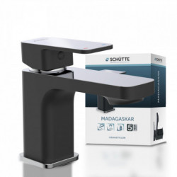 MADAGASKAR Wastafelkraan, zwart/chroom