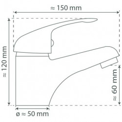 SCHÜTTE Waschtischarmatur Niederdruck MAGNA