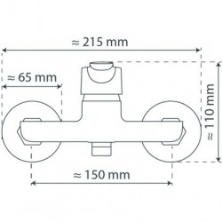 VICO Shower mixer, chrome