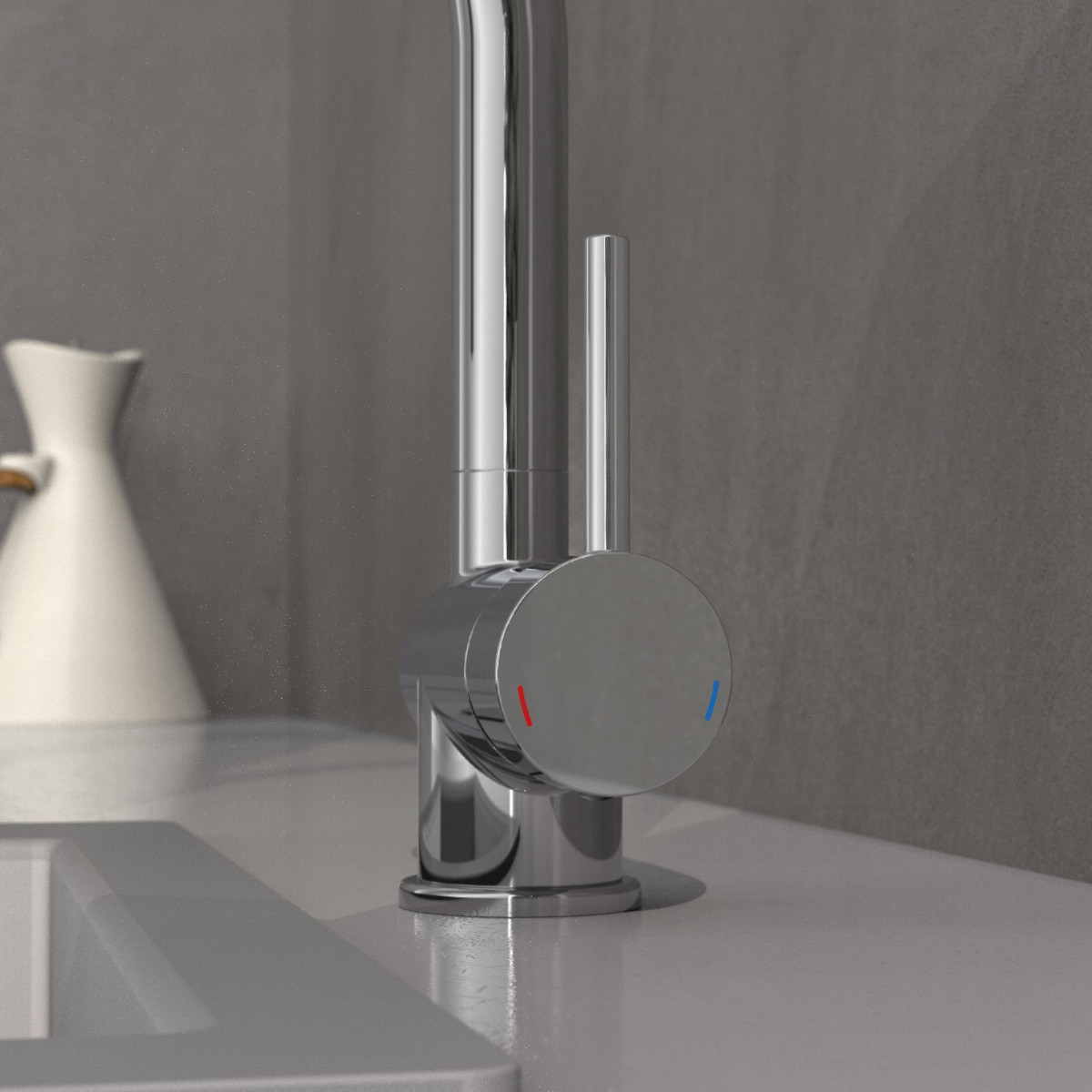 STELLA LED Sink mixer, chrome