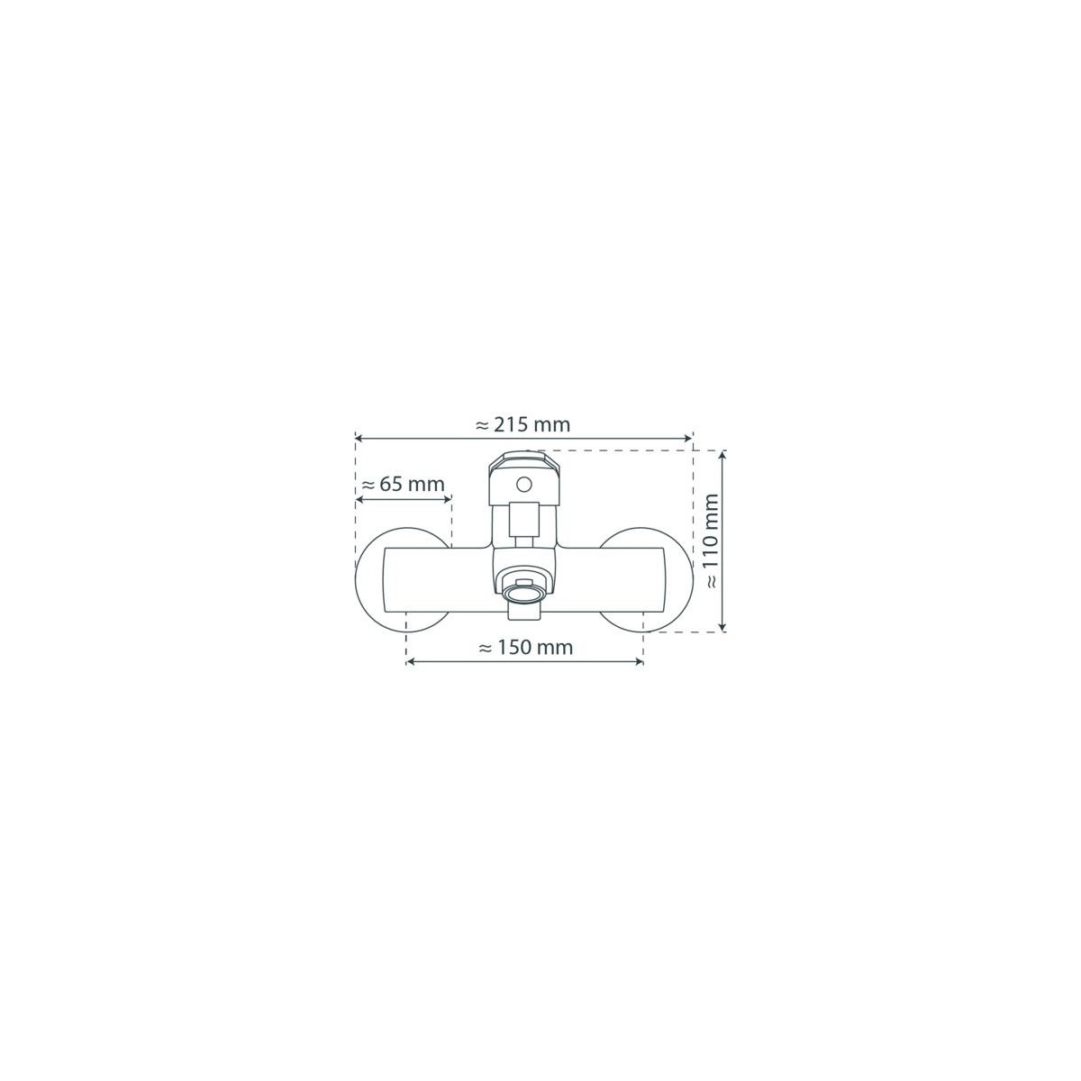 FUTURA DVGW Bathtub mixer, chrome