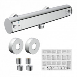 VITA Thermostat Duscharmatur, Chrom