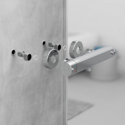 VITA Thermostatic shower mixer, chrome