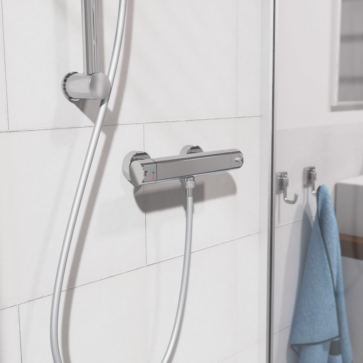 VITA Thermostatic shower mixer, chrome