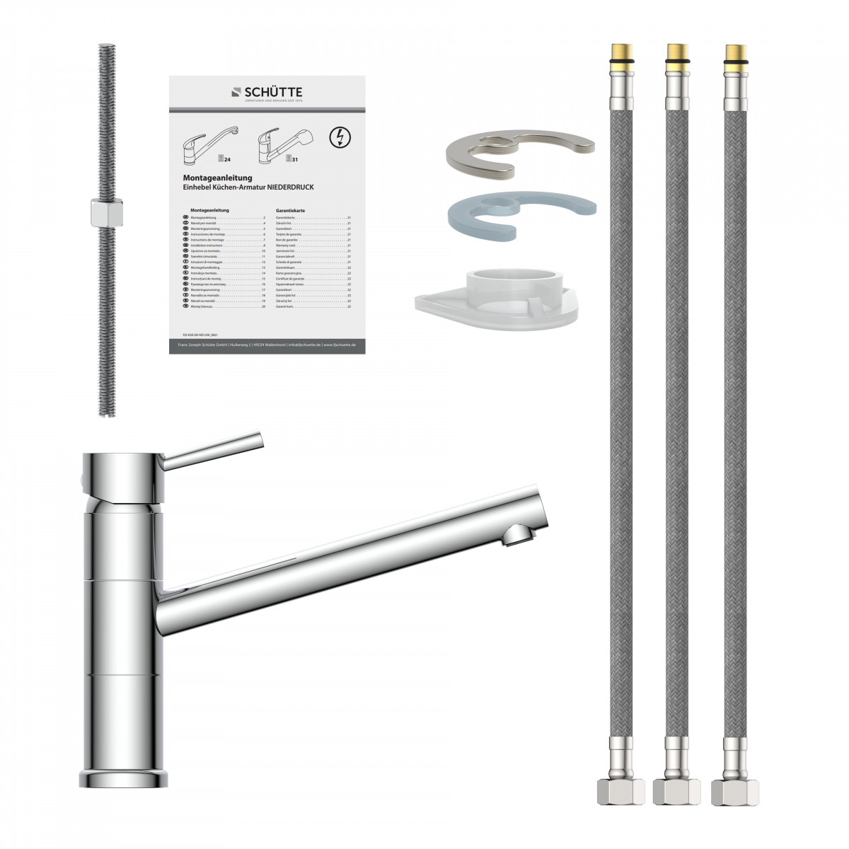 UNICORN Mitigeur cuisine basse pression, Chromé