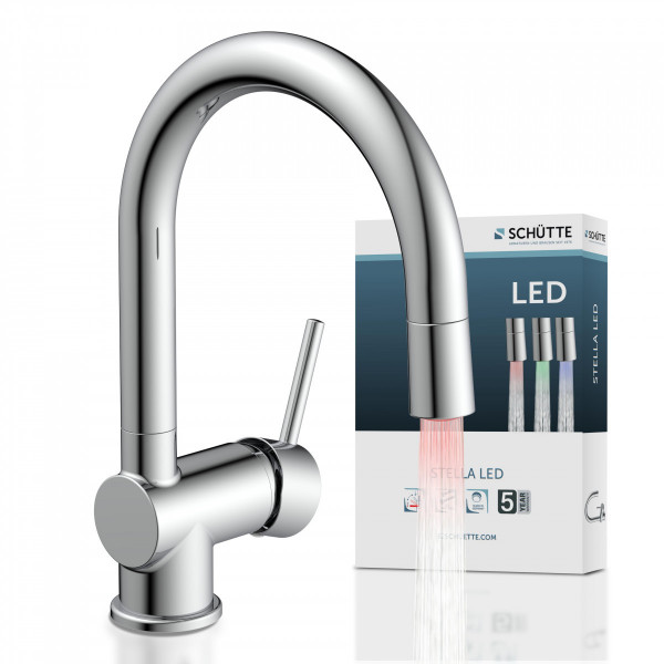 STELLA LED Spültischarmatur, Chrom