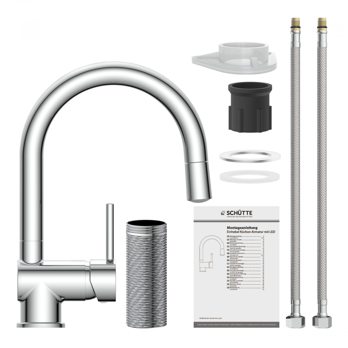 STELLA LED Sink mixer, chrome