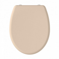 Duroplast WC-Sitz BEIGE, mit Absenkautomatik und Schnellverschluss