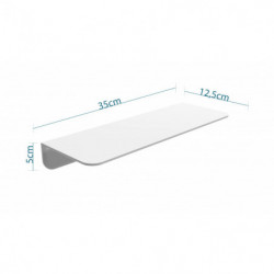 Shower tray, white, adhesive