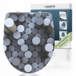 Abattant WC en Duroplast HG ROUND DIPS avec Frein de Chute et Déclipsable