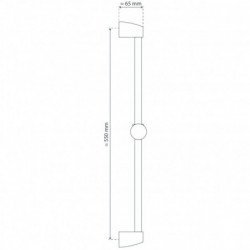 STELLA Shower rail, chrome