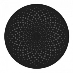 CAPRI Head Shower, matt black