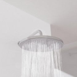 AQUADOT Digital shower system, chrome/black matt, with smart control