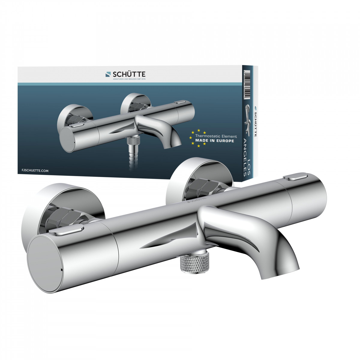 LOS ANGELES Thermostatic bathtub mixer, Chrome