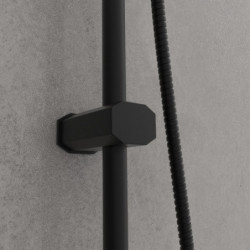 SCHÜTTE Überkopf-Brauseset TOKYO, Schwarz matt