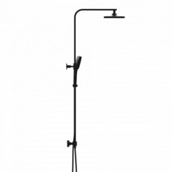 GRAN CANARIA Overhead shower set, Black matt