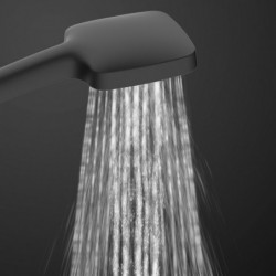 GRAN CANARIA Overhead shower set, Black matt