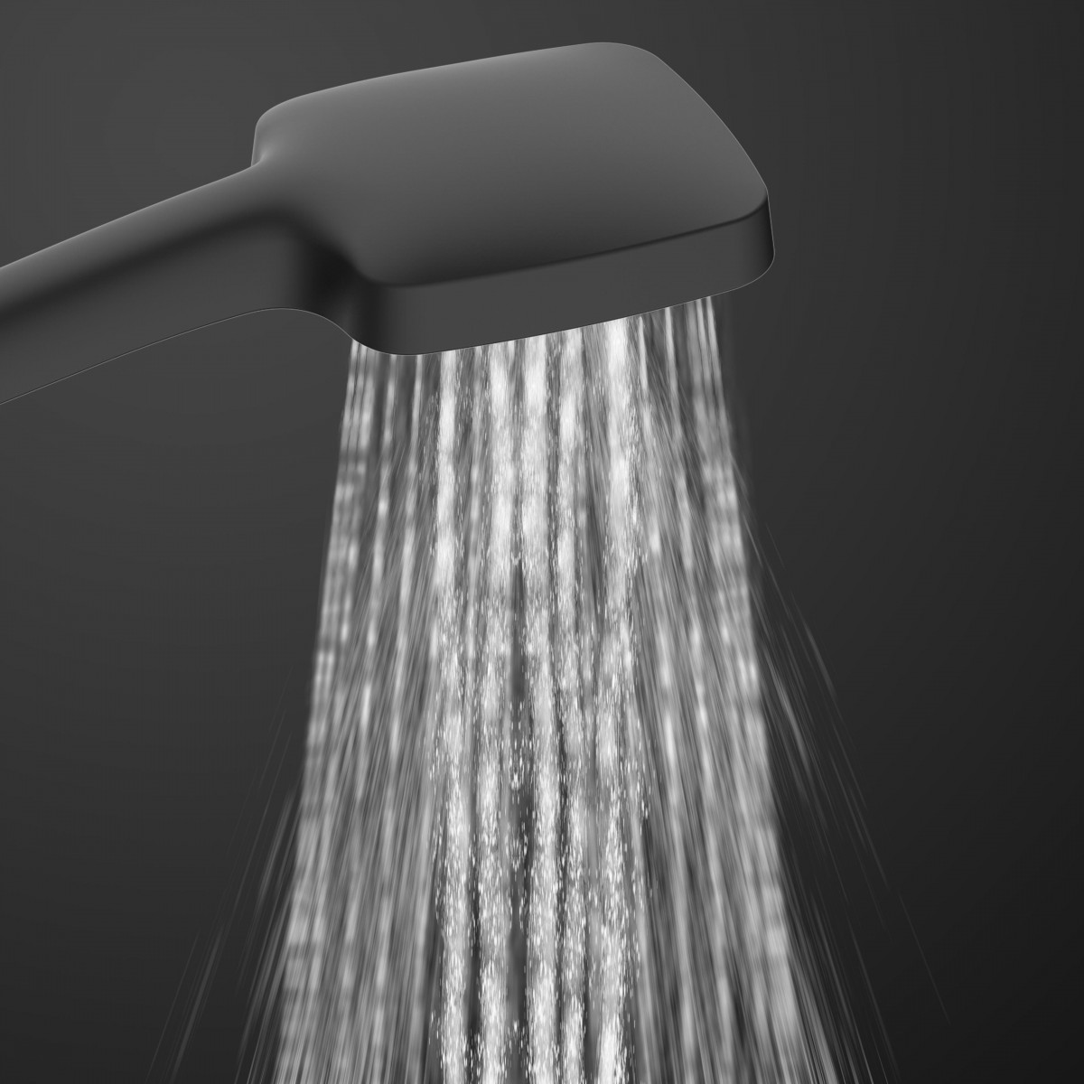 GRAN CANARIA Overhead shower set, Black matt