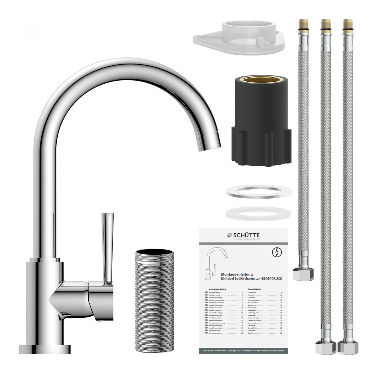 CORNWALL Spültischarmatur, Niederdruck, Chrom