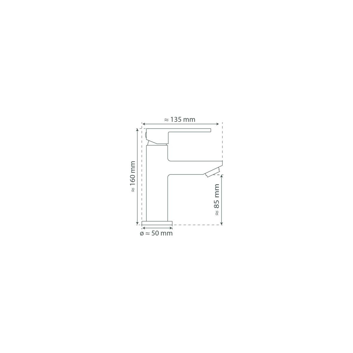 TOKYO II Robinetterie de lavabo, chrome