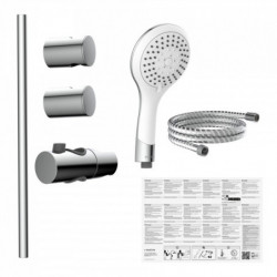 LIANA Stangenbrauseset, Chrom