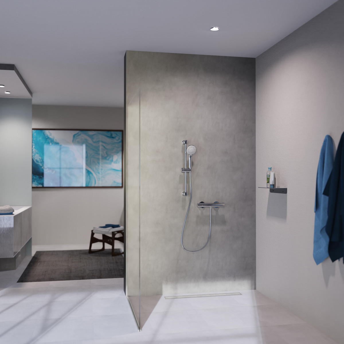 NAPOLI Hand shower, chrome