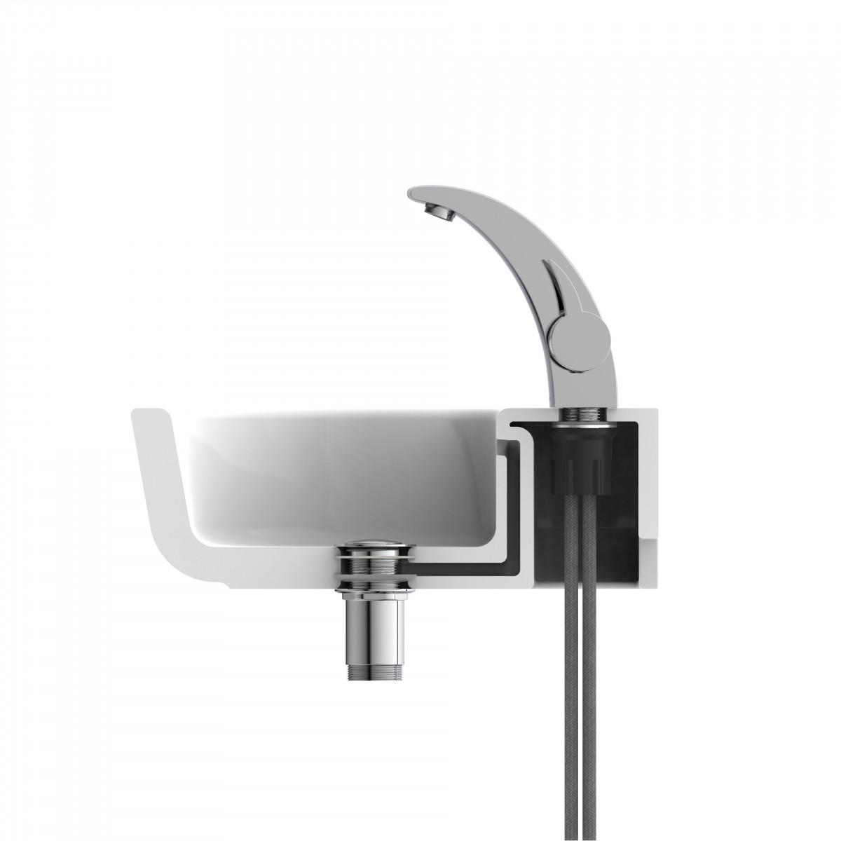 PANAMA Wash basin mixer, chrome