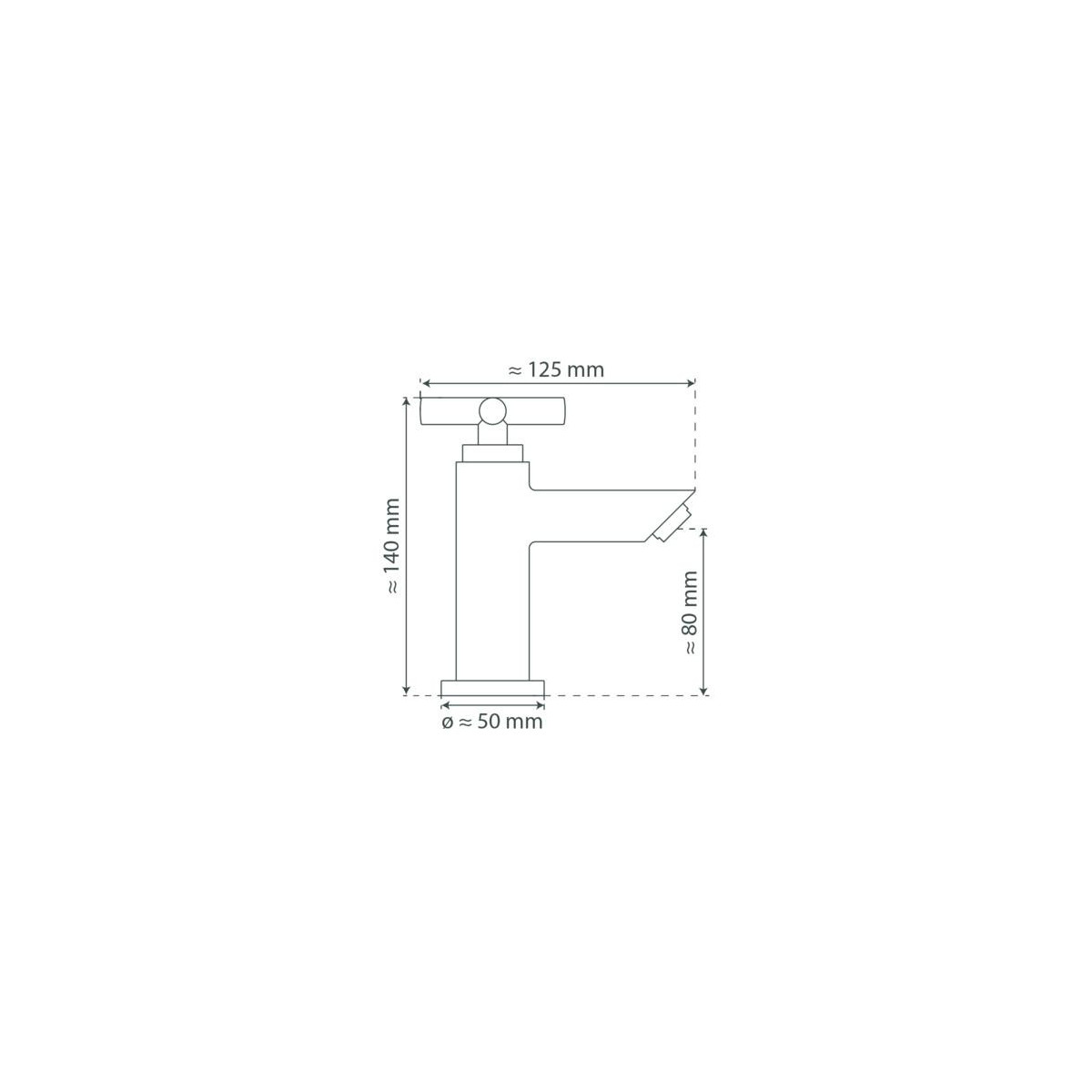 MATAO Cold water tap, chrome