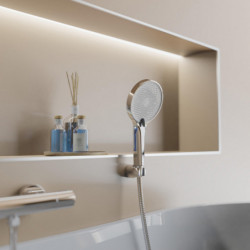 SAMOA RAIN Hand shower, chrome/ white