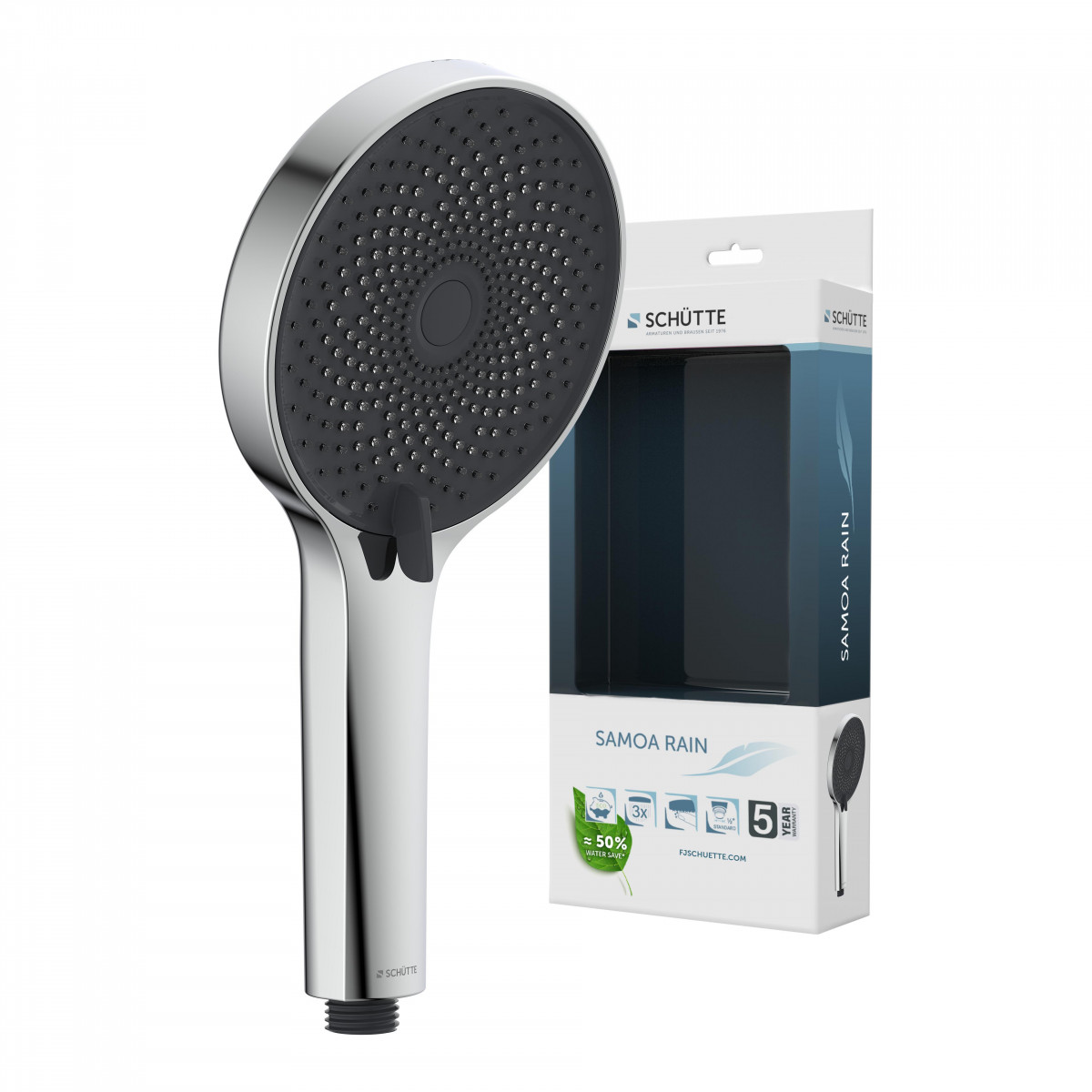 SAMOA RAIN Hand shower, chrome/ anthracite