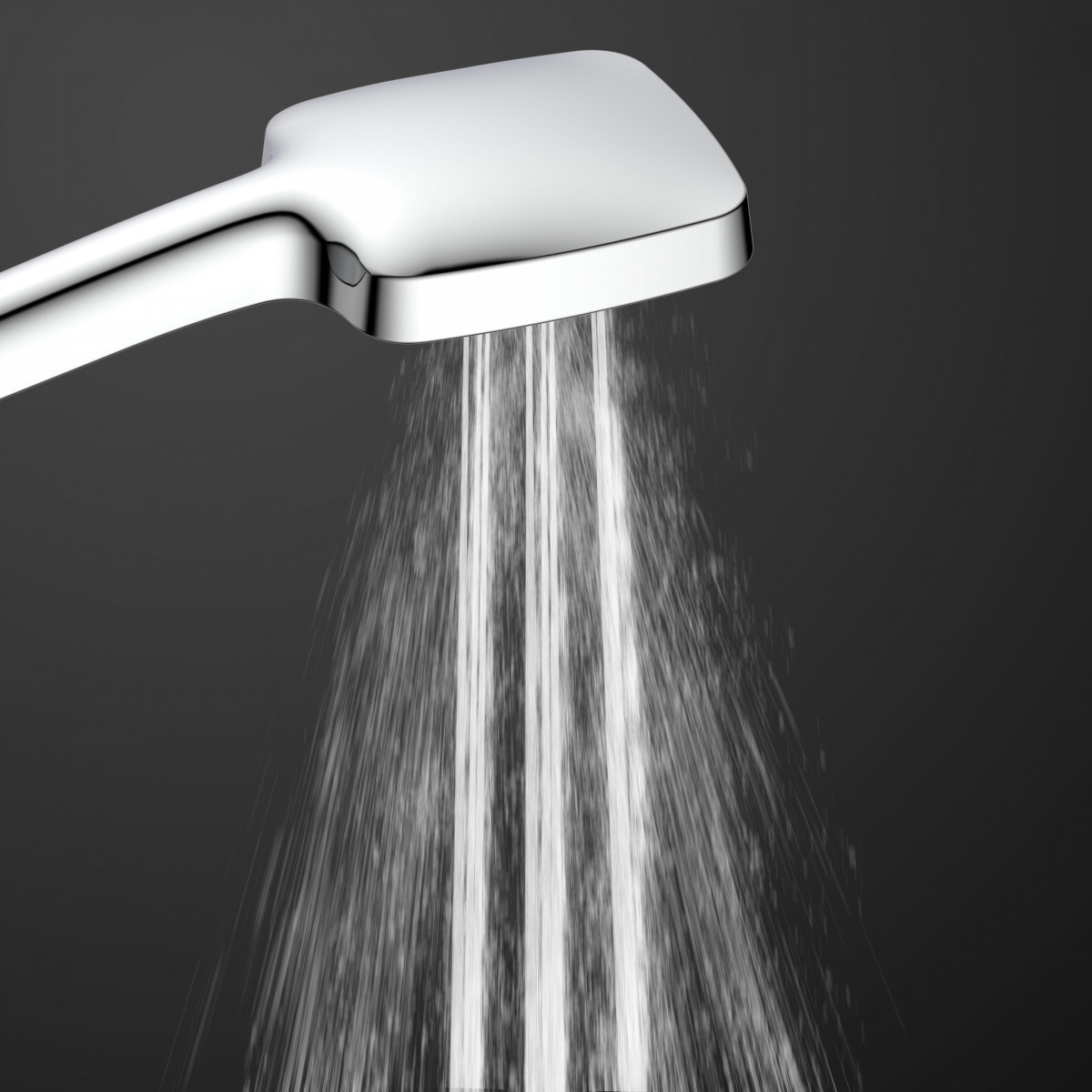 GRAN CANARIA Überkopf-Brauseset mit Thermostatarmatur, Chrom