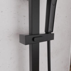 GRAN CANARIA Overhead shower set, Black matt