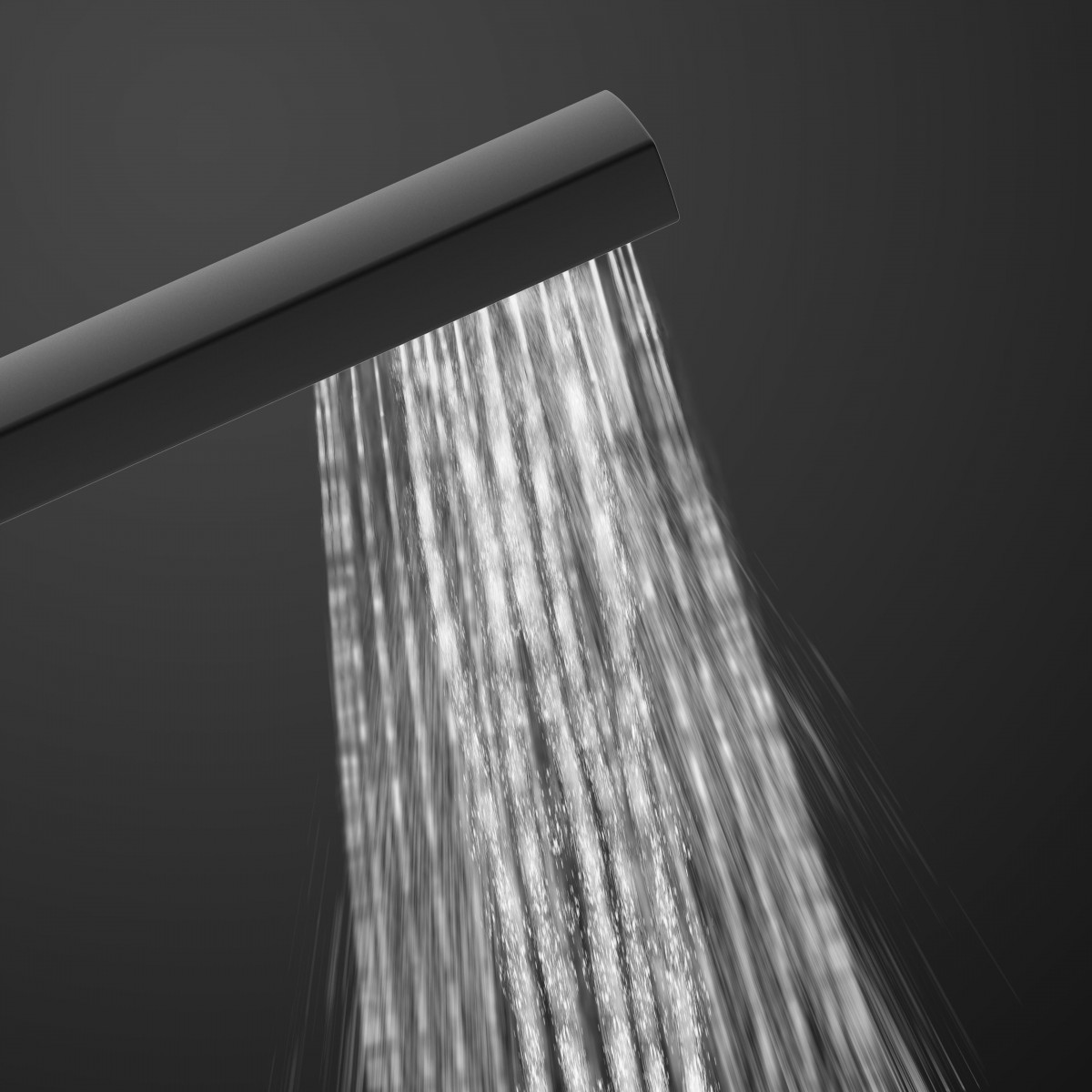 SCHÜTTE TOKYO Set de douche à l'envers, noir mat