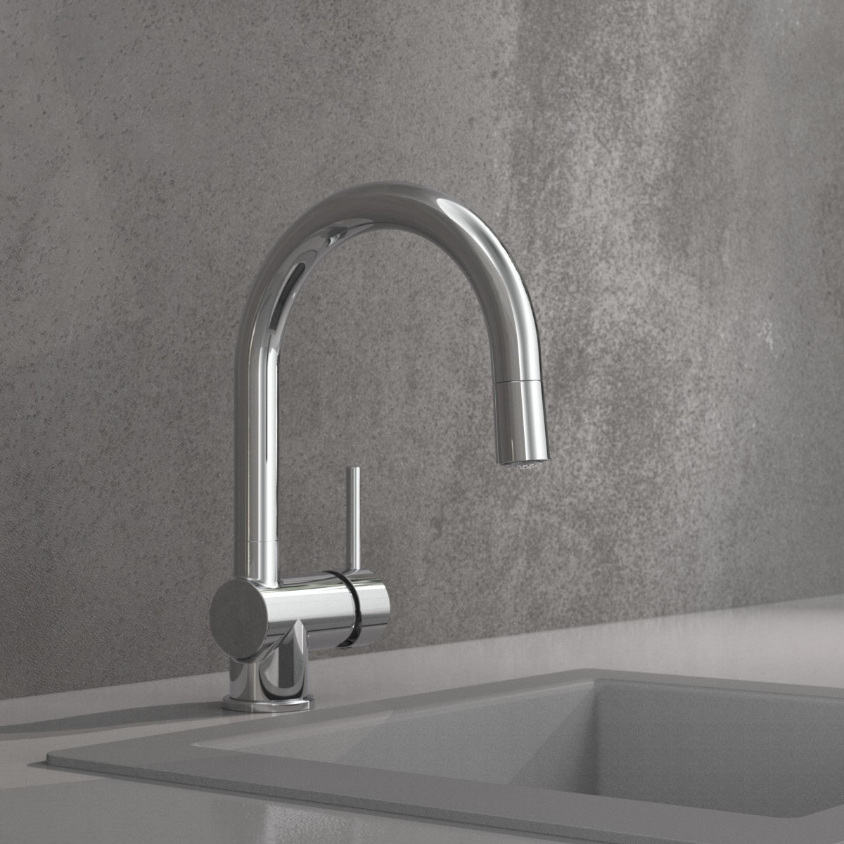 STELLA LED Sink mixer, chrome