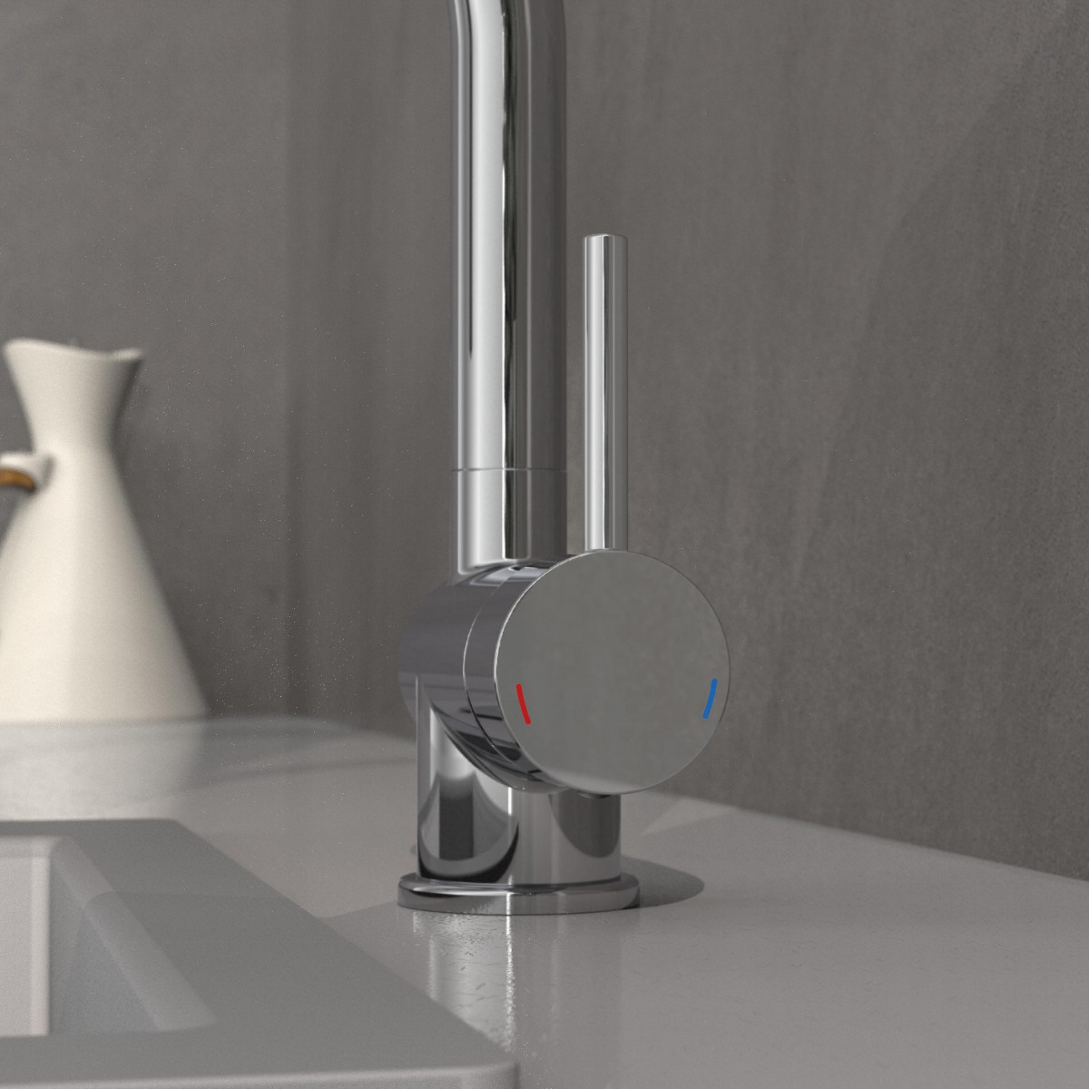 STELLA LED Sink mixer, chrome