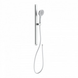 KARIBIK Shower rail set, chrome/ light grey