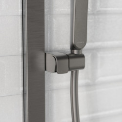 KARIBIK Shower rail set, Graphite matt