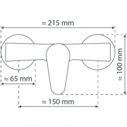 PICO Douchekraan, chroom