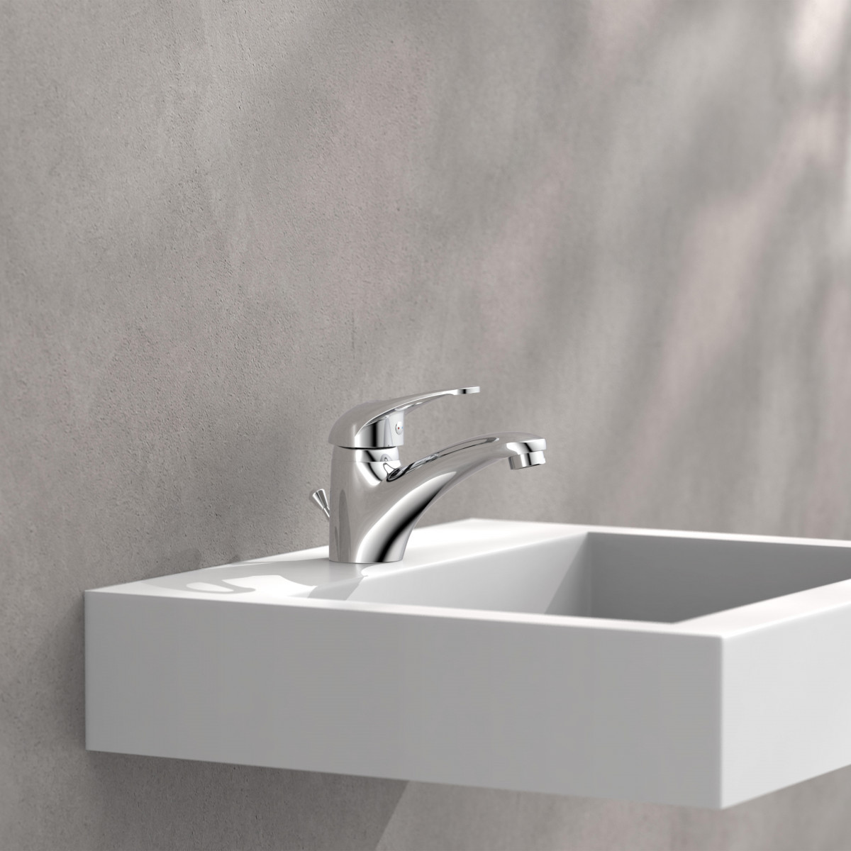 CALVINO Wash basin mixer, chrome