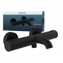 LOS ANGELES Thermostatic bathtub mixer, Black matt