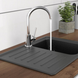 CORNWALL mengkraan keuken met ronde uitloop, chroom