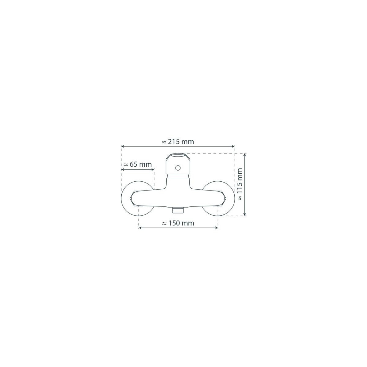 SIRANI Mitigeur de douche, chrome