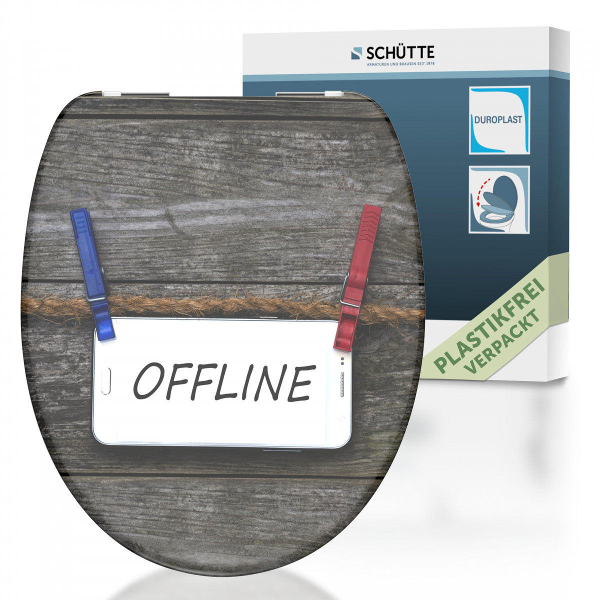 Duroplast WC-Sitz OFFLINE, mit Absenkautomatik