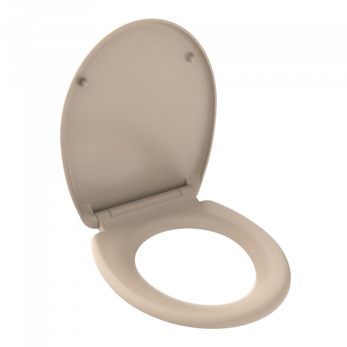 Duroplast WC-Sitz BEIGE, mit Absenkautomatik und Schnellverschluss