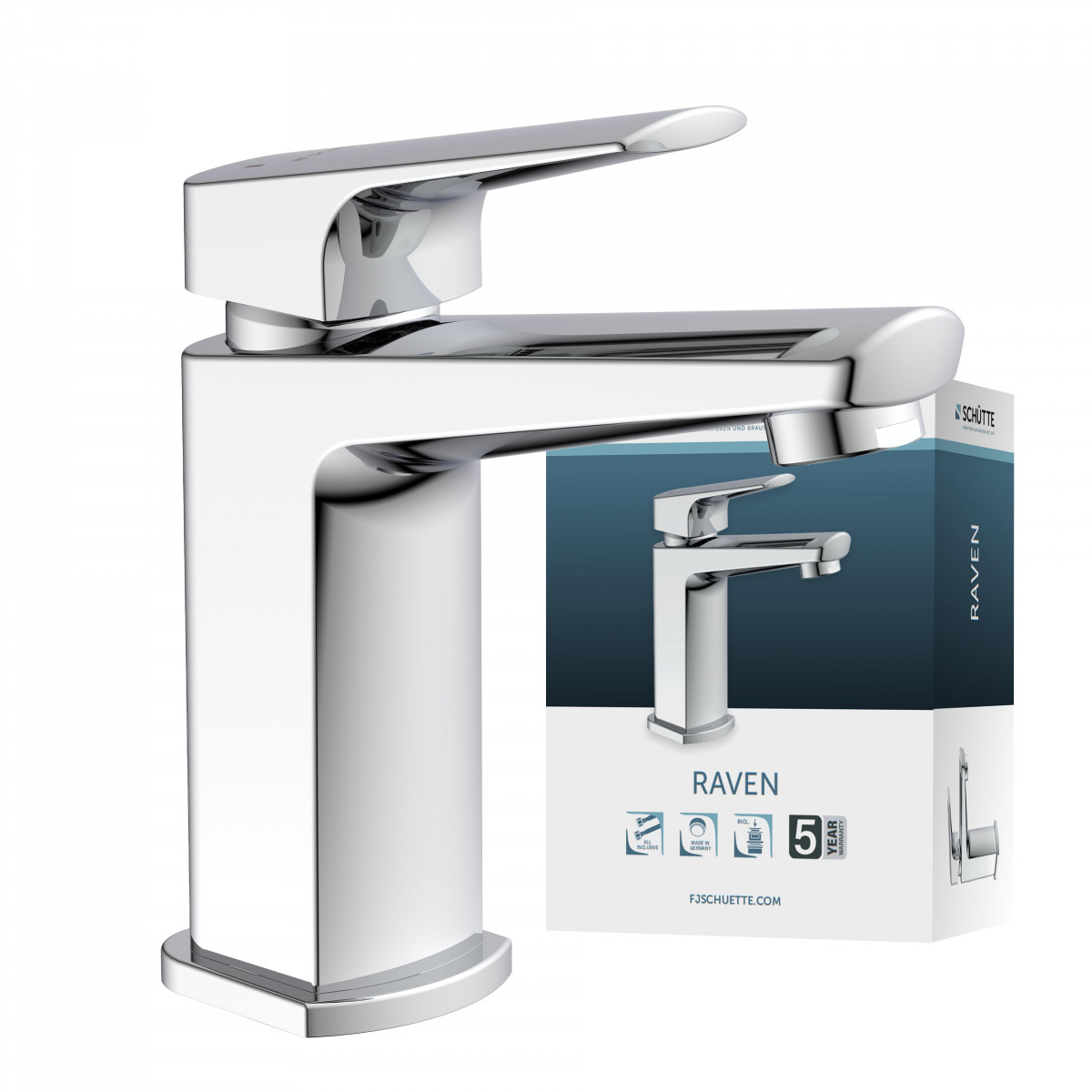RAVEN Wash basin mixer, chrome