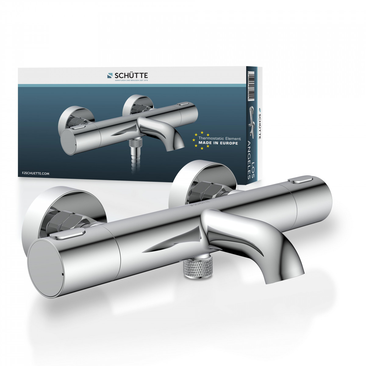 LOS ANGELES Thermostatic bathtub mixer, Chrome