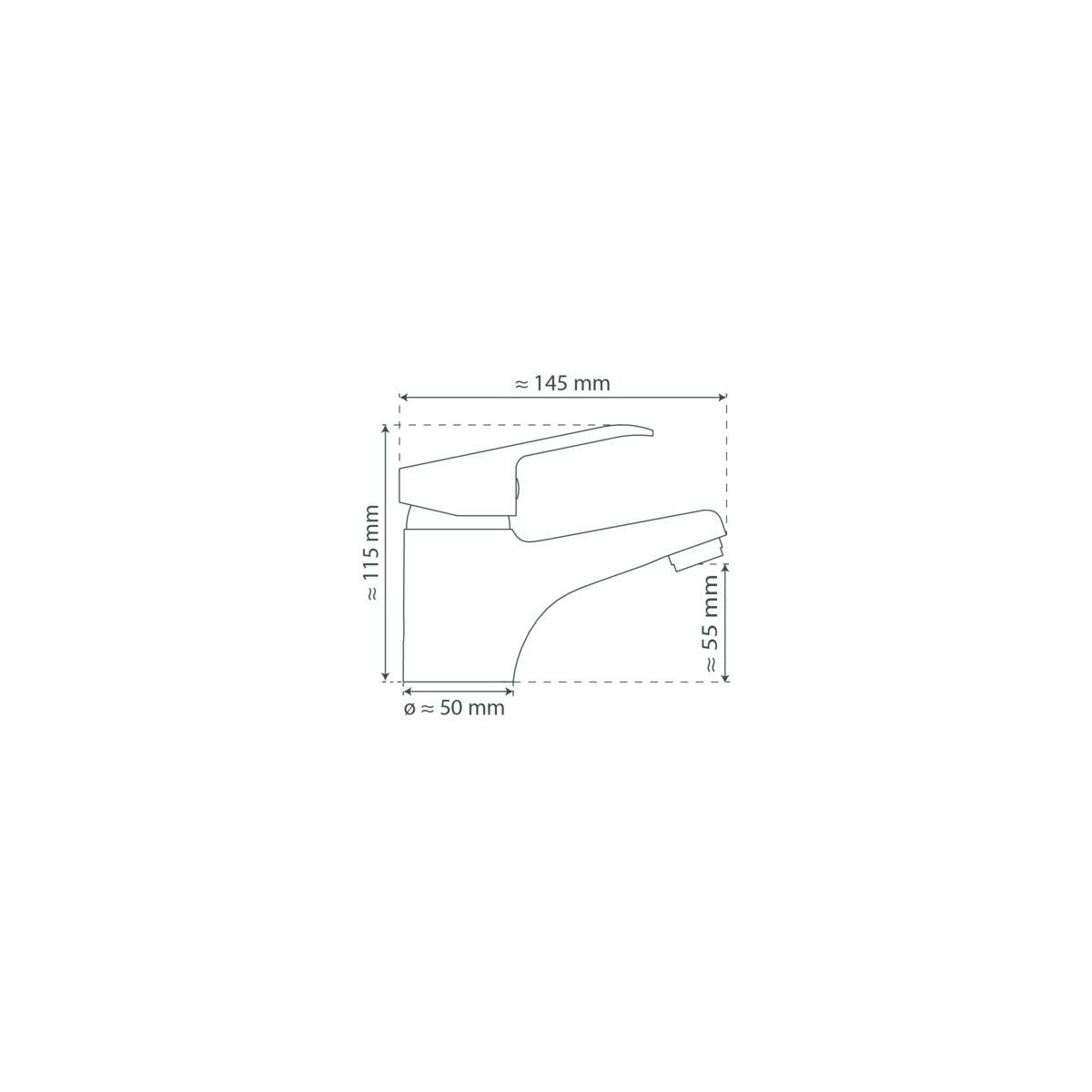 TESSA Wash basin mixer, chrome