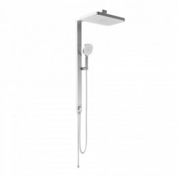 SCHÜTTE Überkopf-Brauseset LA PALMA, Chrom/Weiß