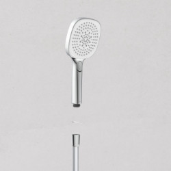 SCHÜTTE Überkopf-Brauseset LA PALMA, Chrom/Weiß