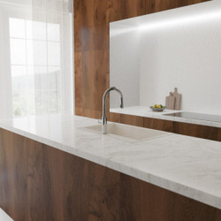 BLACKPOOL Sink mixer, chrome, with pull-out spout